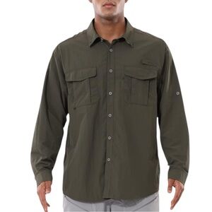 Baleaf Quick Dry UPF Sun Protection Fishing Hiking Shirt 2XL